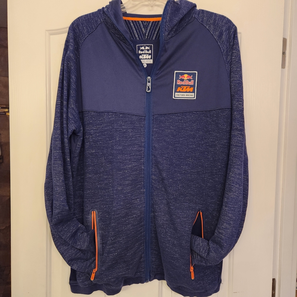 KTM Red Bull Factory Racing Blue Zip Up Jacket